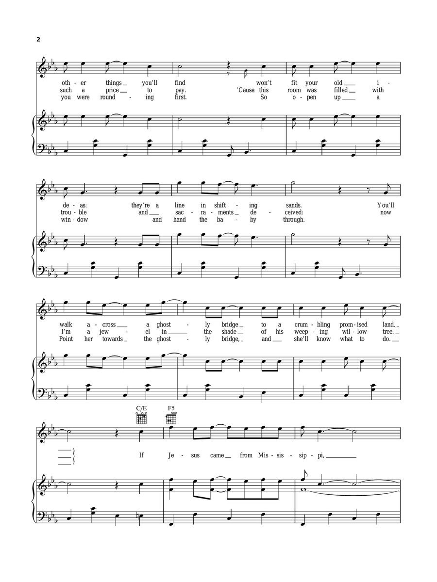 World Of Strange Design World Of Strange Design Piano, Vocal, Guitar scores gallery preview page 2