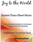 Joy to the World Easiest Piano Sheet Music mini preview