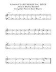 Canon In D (but really in C) Etude