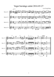 4 horns, joyful salute (18 seconds)