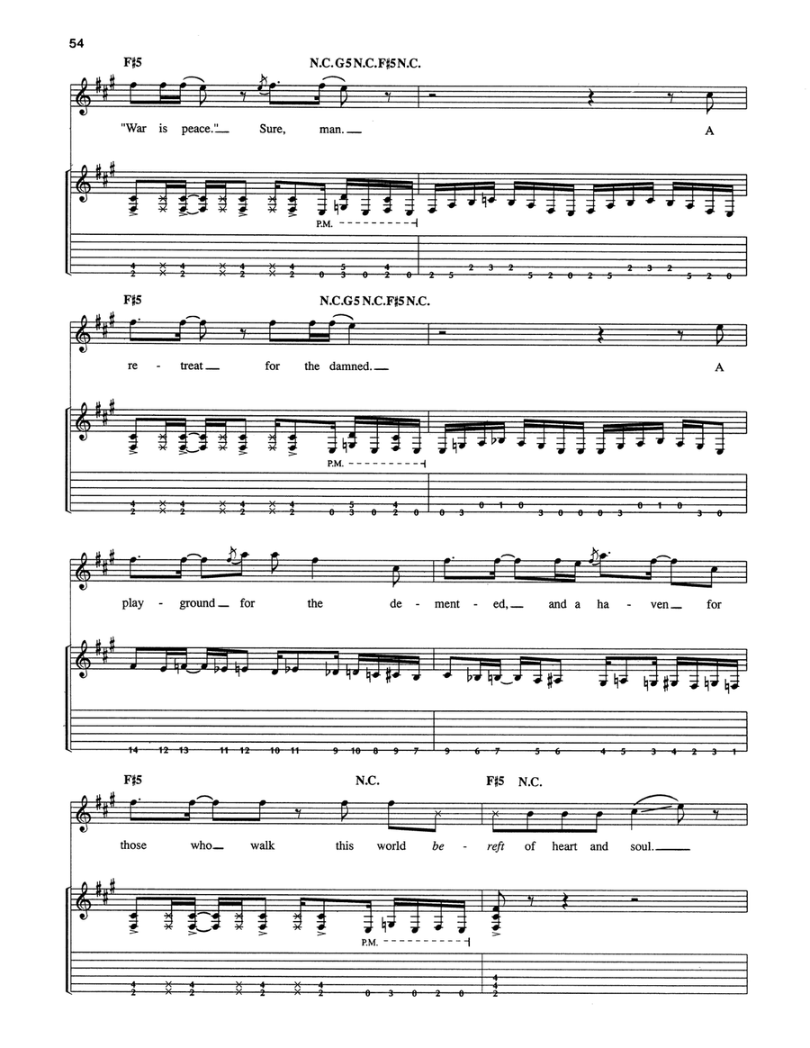 Take No Prisoners Take No Prisoners Acoustic Guitar scores gallery preview page 6