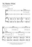 No Matter What (from Whistle Down The Wind)