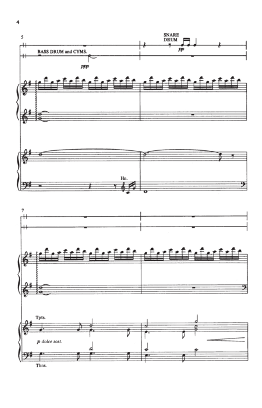 Battle Hymn of the Republic Battle Hymn of the Republic 4-Part scores gallery preview page 3
