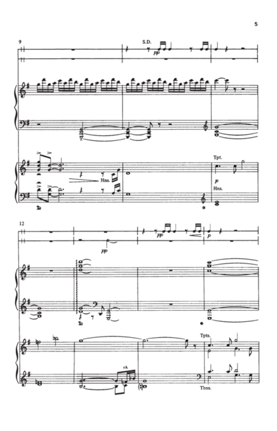 Battle Hymn of the Republic Battle Hymn of the Republic 4-Part scores gallery preview page 4