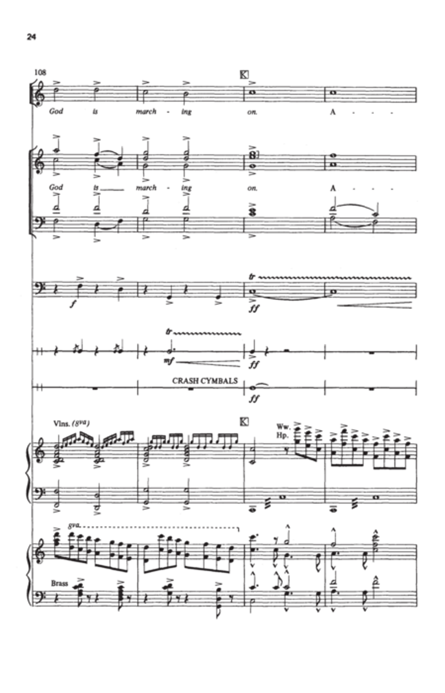 Battle Hymn of the Republic Battle Hymn of the Republic 4-Part scores gallery preview page 9
