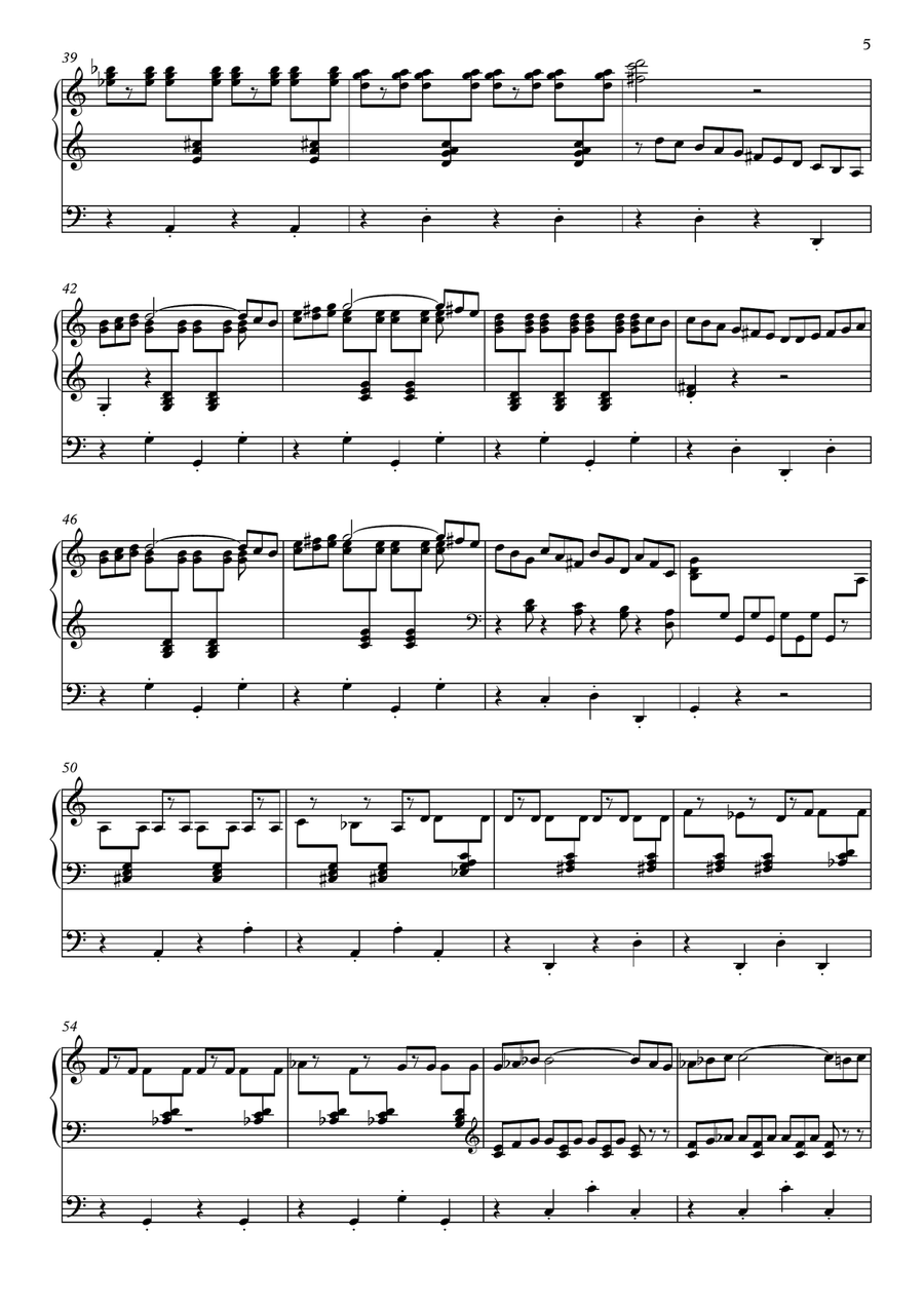 Toccata mexicana for organ Organ Solo scores gallery preview page 5