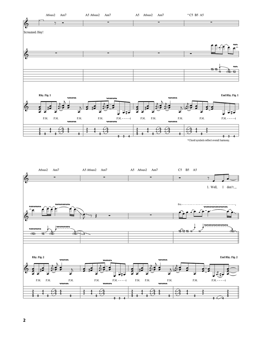 Cat Scratch Fever Cat Scratch Fever Acoustic Guitar scores gallery preview page 2