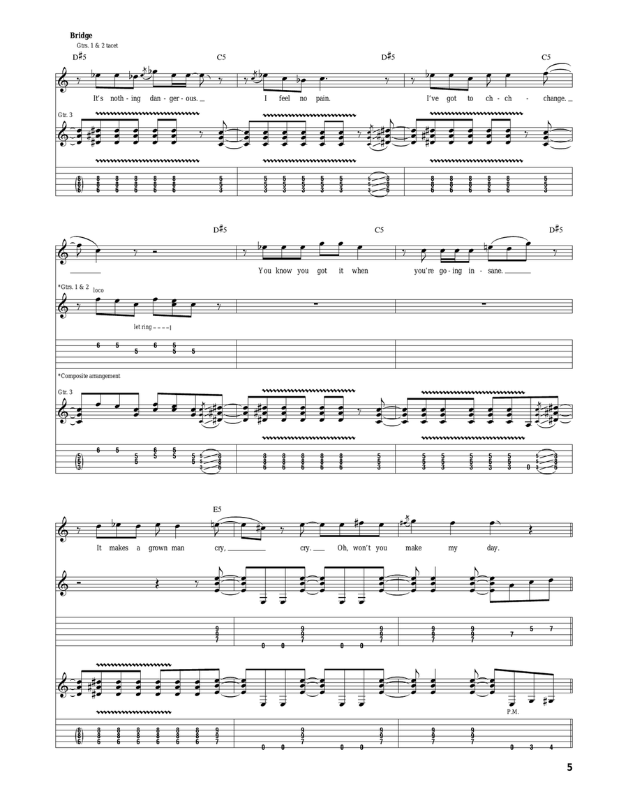 Cat Scratch Fever Cat Scratch Fever Acoustic Guitar scores gallery preview page 5