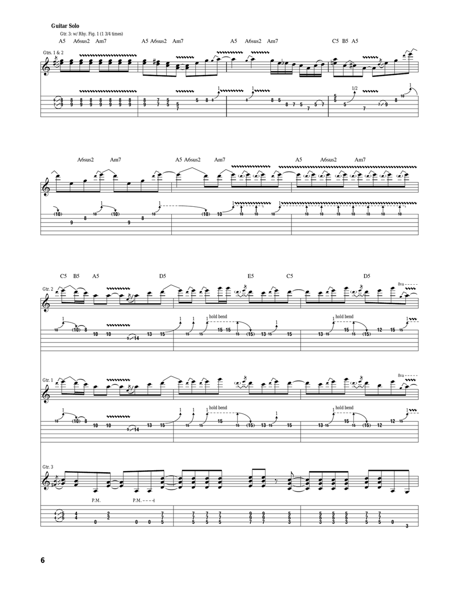 Cat Scratch Fever Cat Scratch Fever Acoustic Guitar scores gallery preview page 6