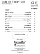 Rubank Book of Trumpet Solos – Intermediate Level Trumpet Solo scores gallery preview page 3