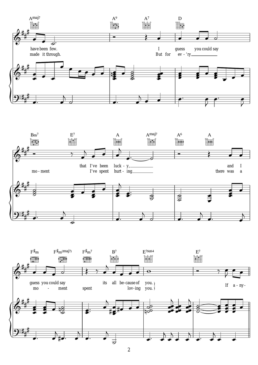 Best Thing That Ever Happened To Me Piano, Vocal, Guitar scores gallery preview page 2
