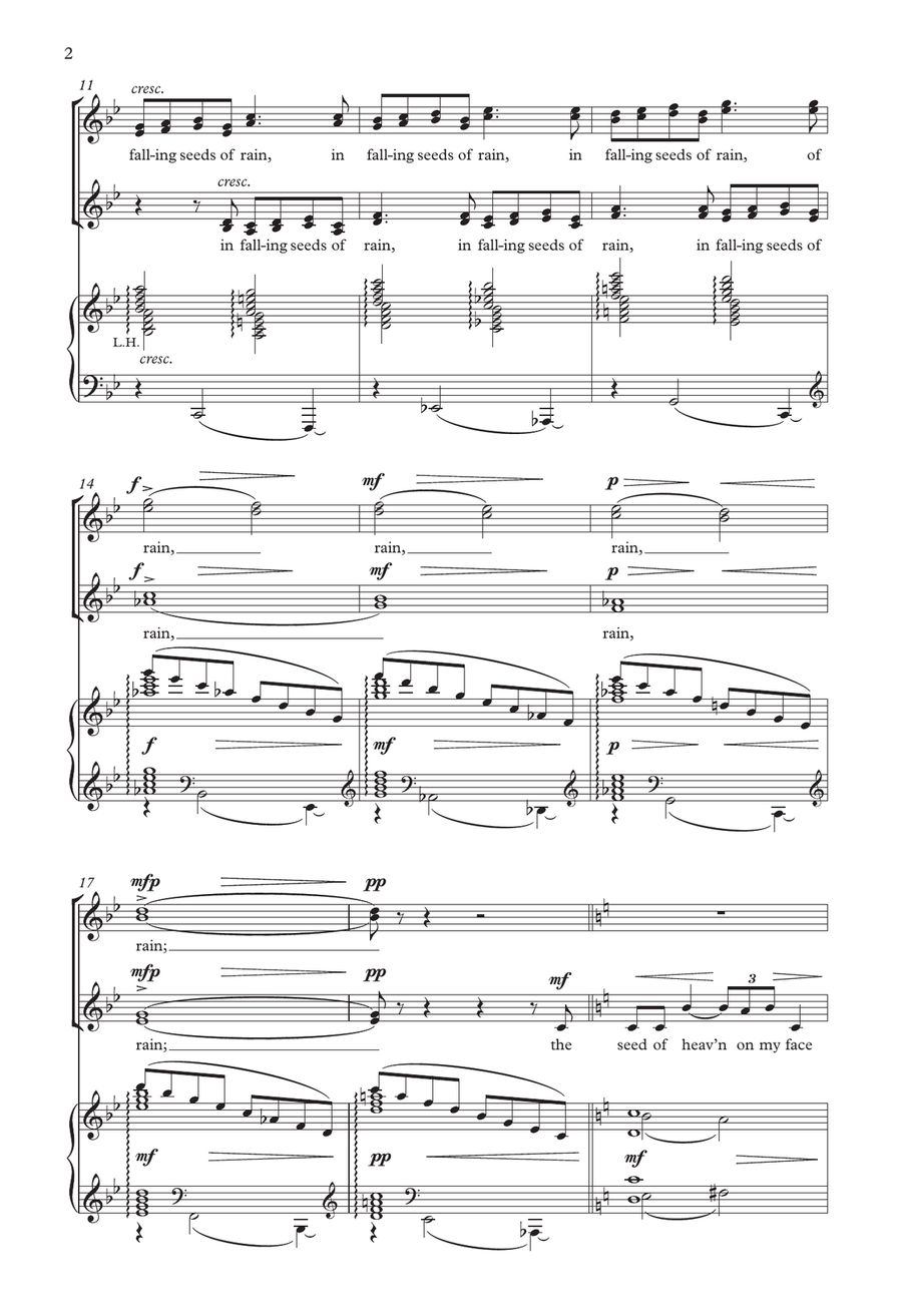 Autumn Rain Autumn Rain Piano, Vocal, Guitar scores gallery preview page 2