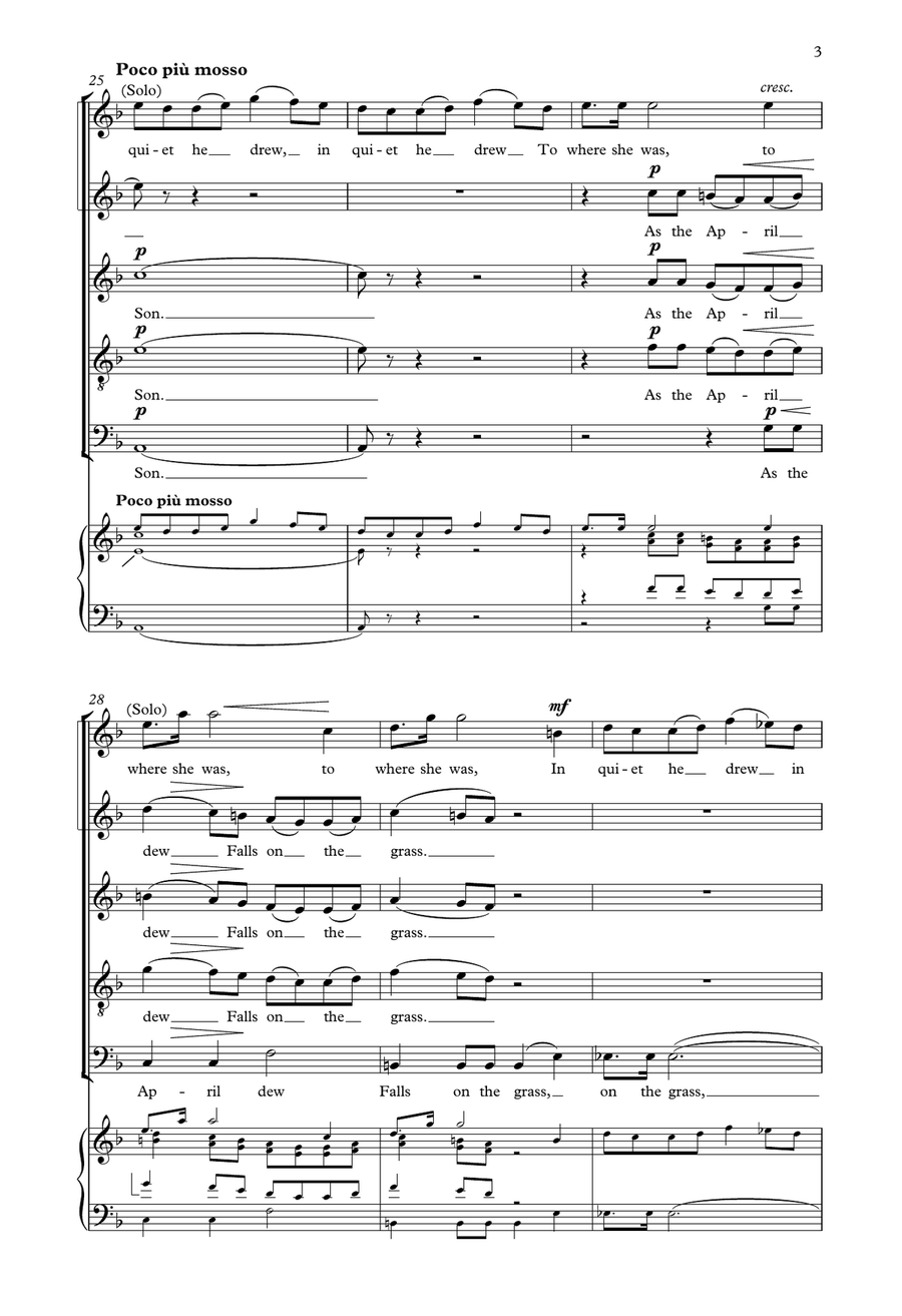 I Sing Of A Maiden I Sing Of A Maiden Piano, Vocal, Guitar scores gallery preview page 3