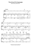 The Echo Of A Serenade