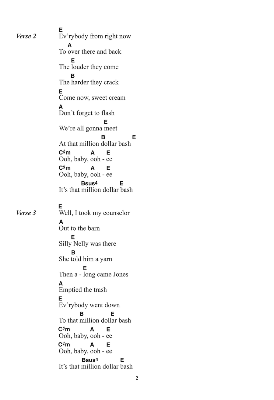 Million Dollar Bash Million Dollar Bash Voice scores gallery preview page 2