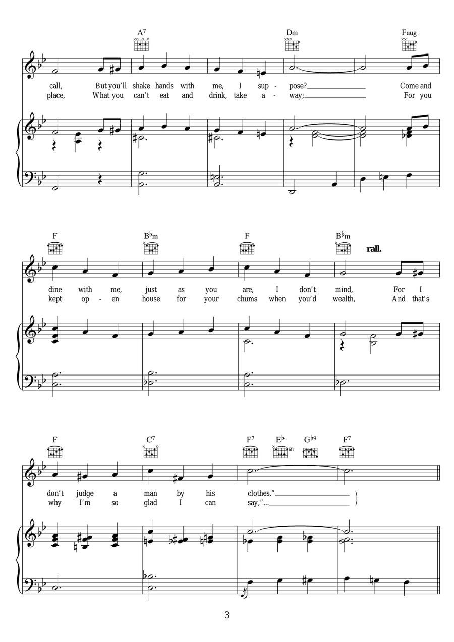 Call Round Any Old Time Call Round Any Old Time Piano, Vocal, Guitar scores gallery preview page 3