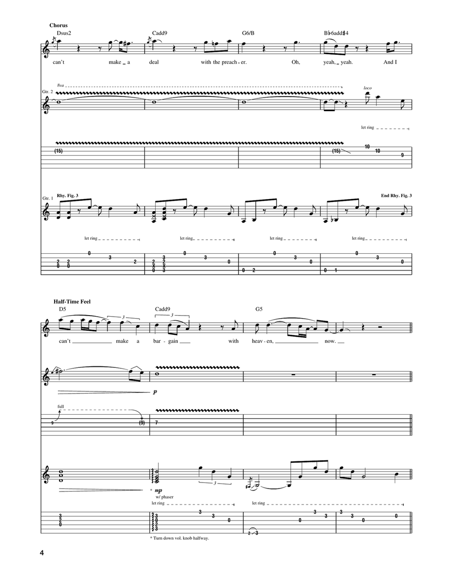 Deal With The Preacher Deal With The Preacher Acoustic Guitar scores gallery preview page 4