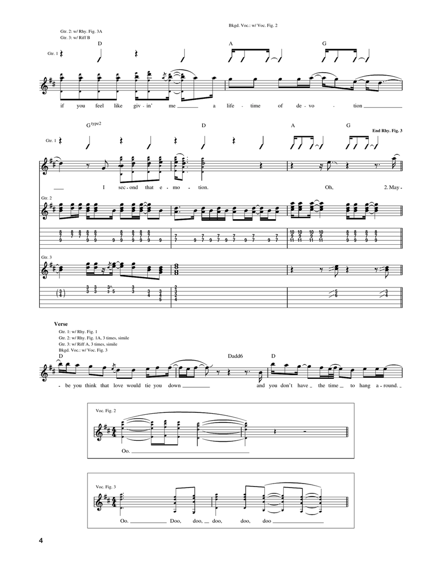 I Second That Emotion I Second That Emotion Acoustic Guitar scores gallery preview page 4