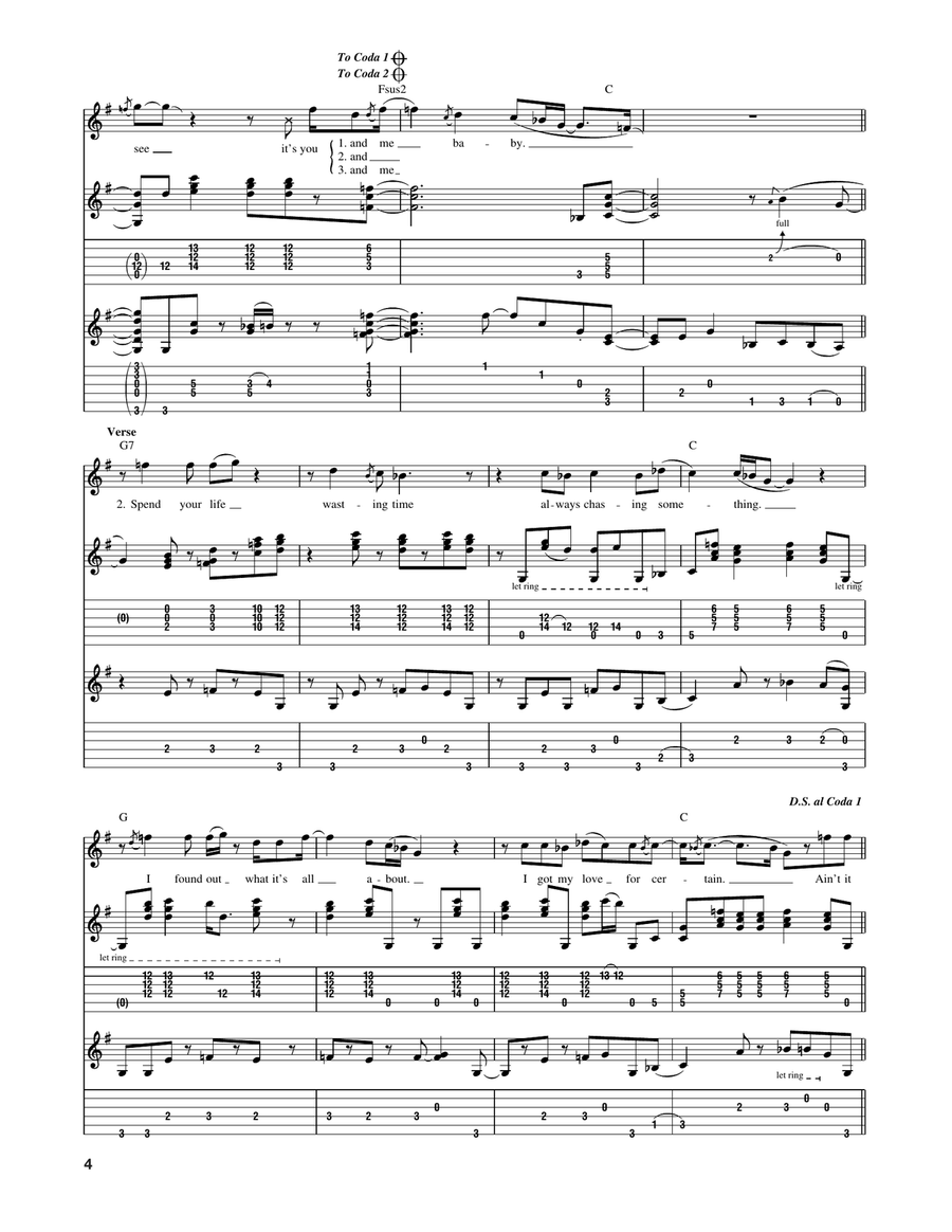 Ain't It Good Ain't It Good Acoustic Guitar scores gallery preview page 4