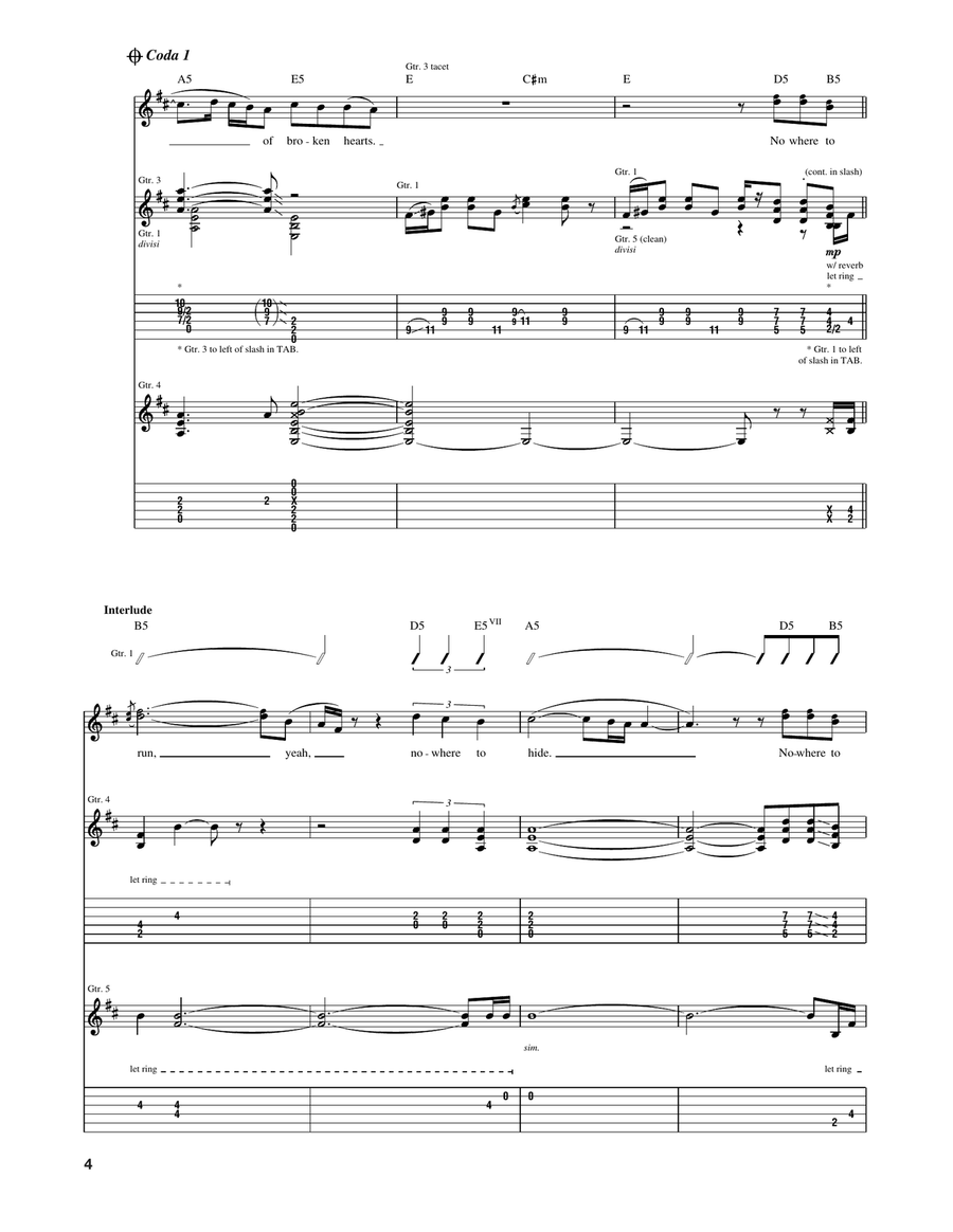 Tracking Down A Runaway Tracking Down A Runaway Acoustic Guitar scores gallery preview page 4