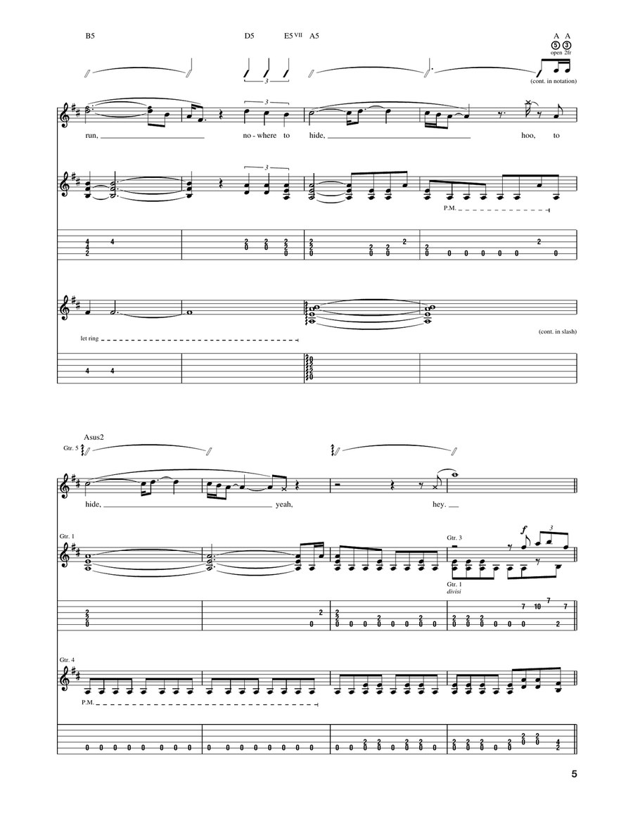 Tracking Down A Runaway Tracking Down A Runaway Acoustic Guitar scores gallery preview page 5