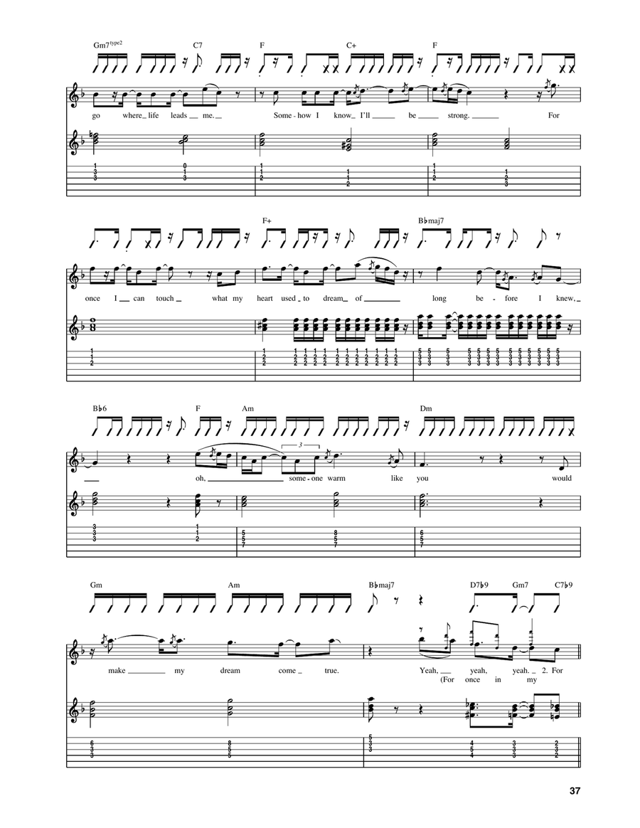 For Once In My Life For Once In My Life Acoustic Guitar scores gallery preview page 2