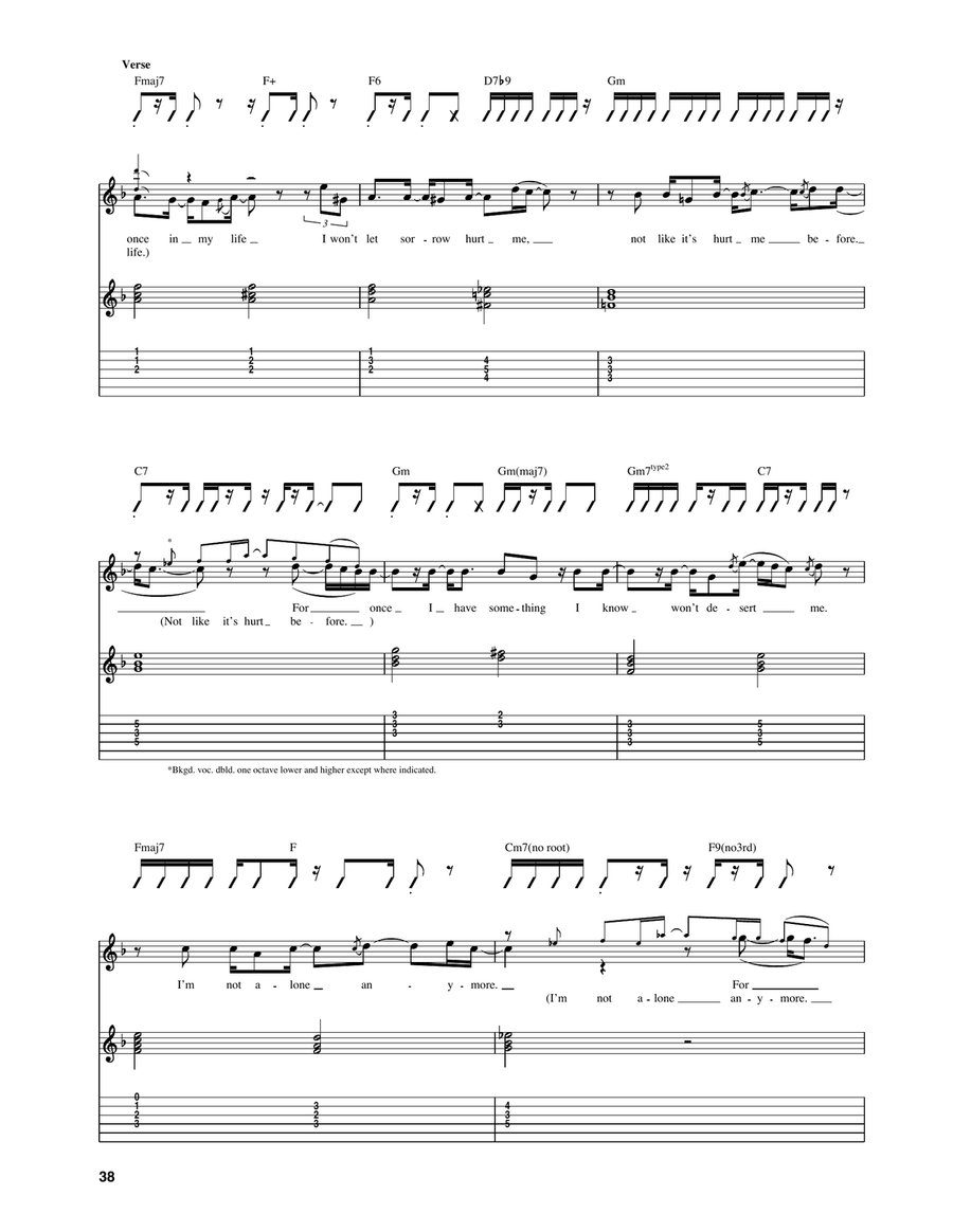 For Once In My Life For Once In My Life Acoustic Guitar scores gallery preview page 3