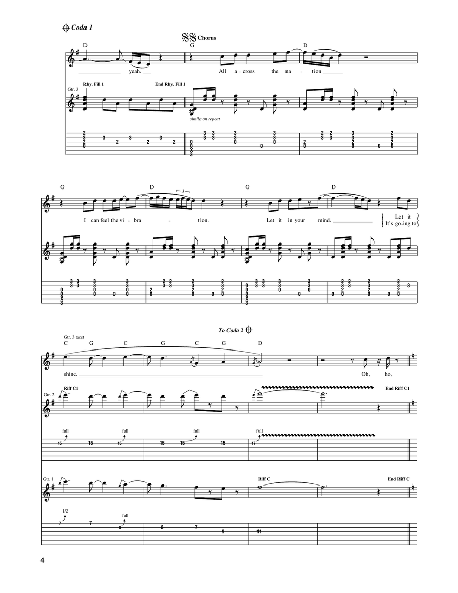 Downhill Ryder Downhill Ryder Acoustic Guitar scores gallery preview page 4