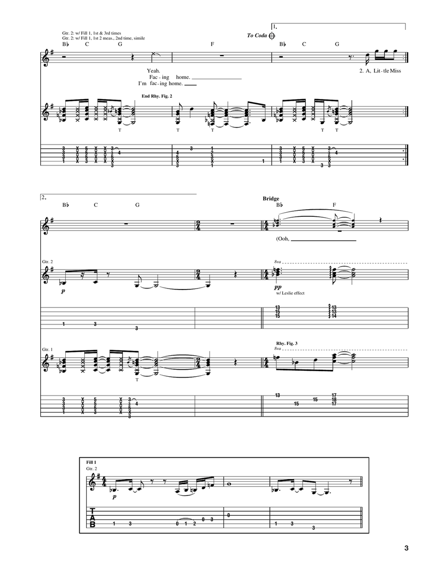 Little Miss Fortune Little Miss Fortune Acoustic Guitar scores gallery preview page 3