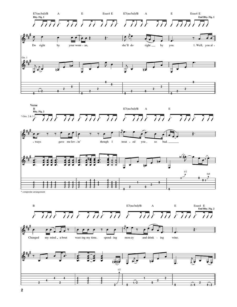 Do Right By Your Woman Do Right By Your Woman Acoustic Guitar scores gallery preview page 2