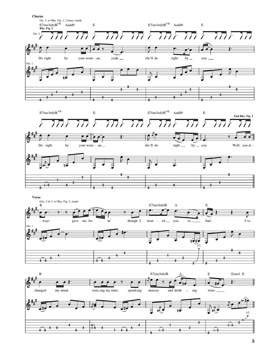 Do Right By Your Woman Do Right By Your Woman Acoustic Guitar scores gallery preview page 3
