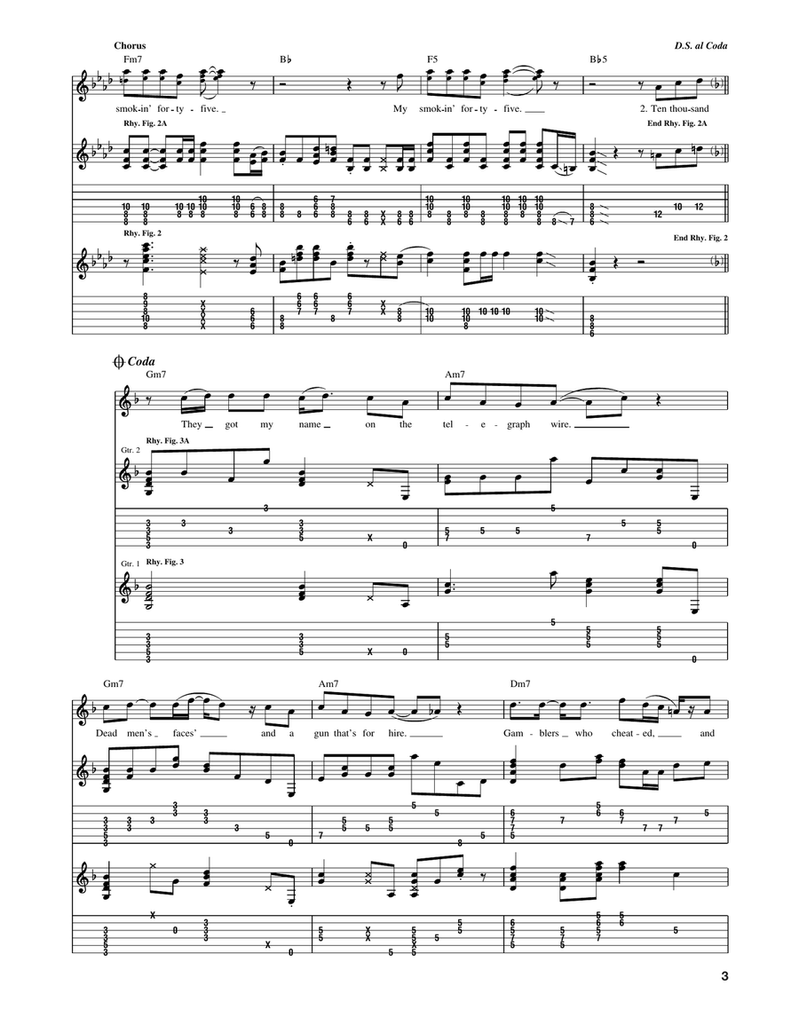 Smokin' 45 Smokin' 45 Acoustic Guitar scores gallery preview page 3