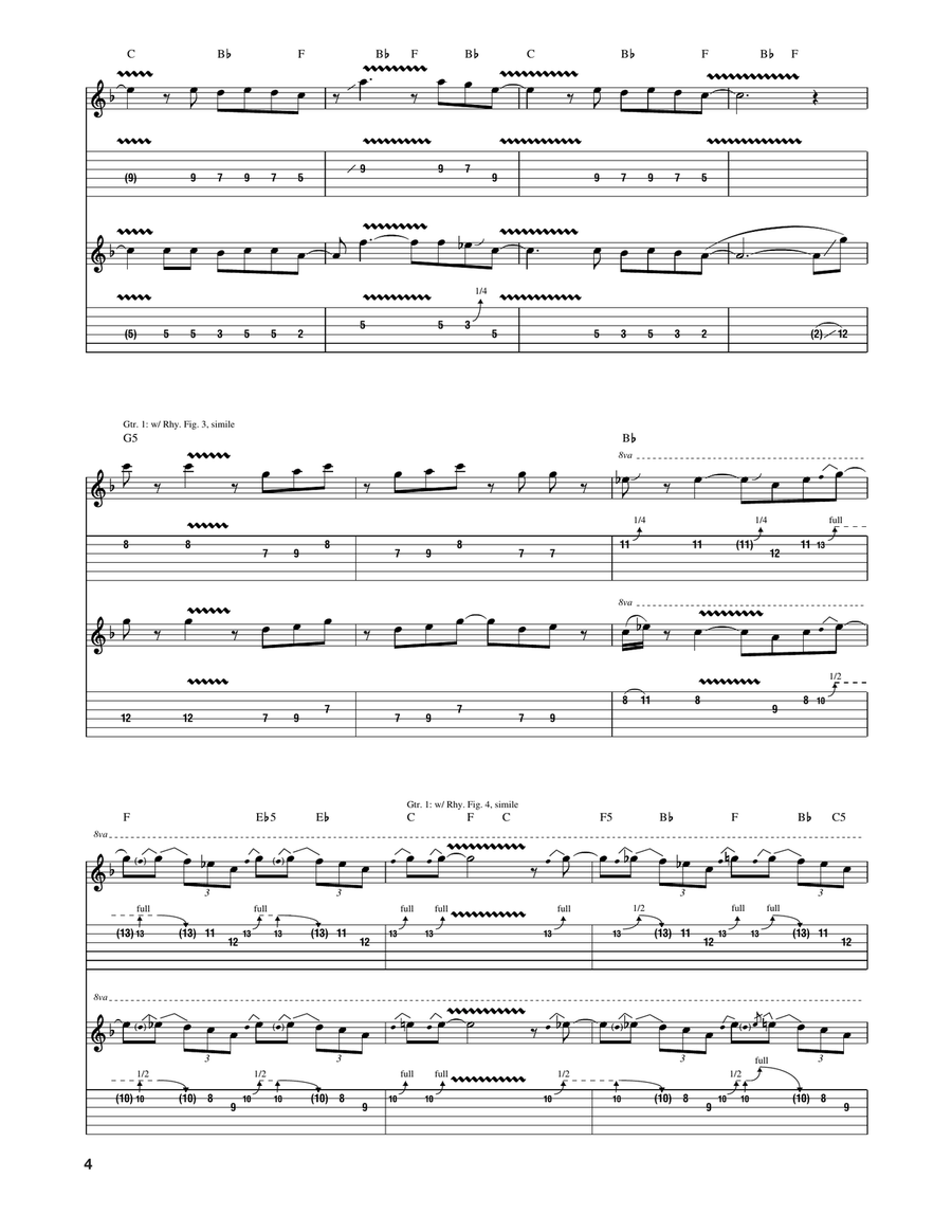 Can't Get Enough Acoustic Guitar scores gallery preview page 4
