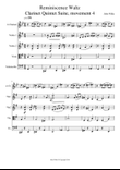 Reminiscence Waltz - Clarinet quintet