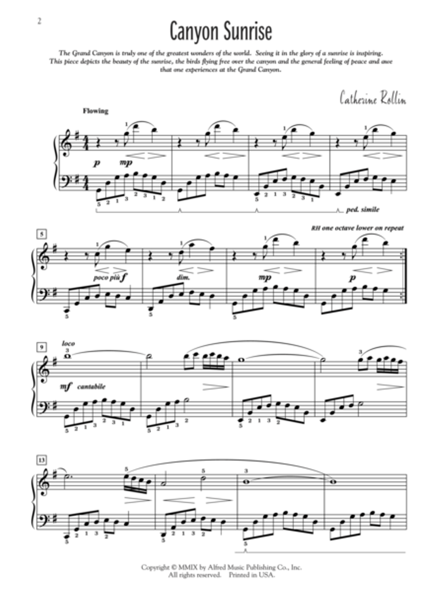 Federation Medium Class Piano Solo (Value Pack) Piano Solo scores gallery preview page 2