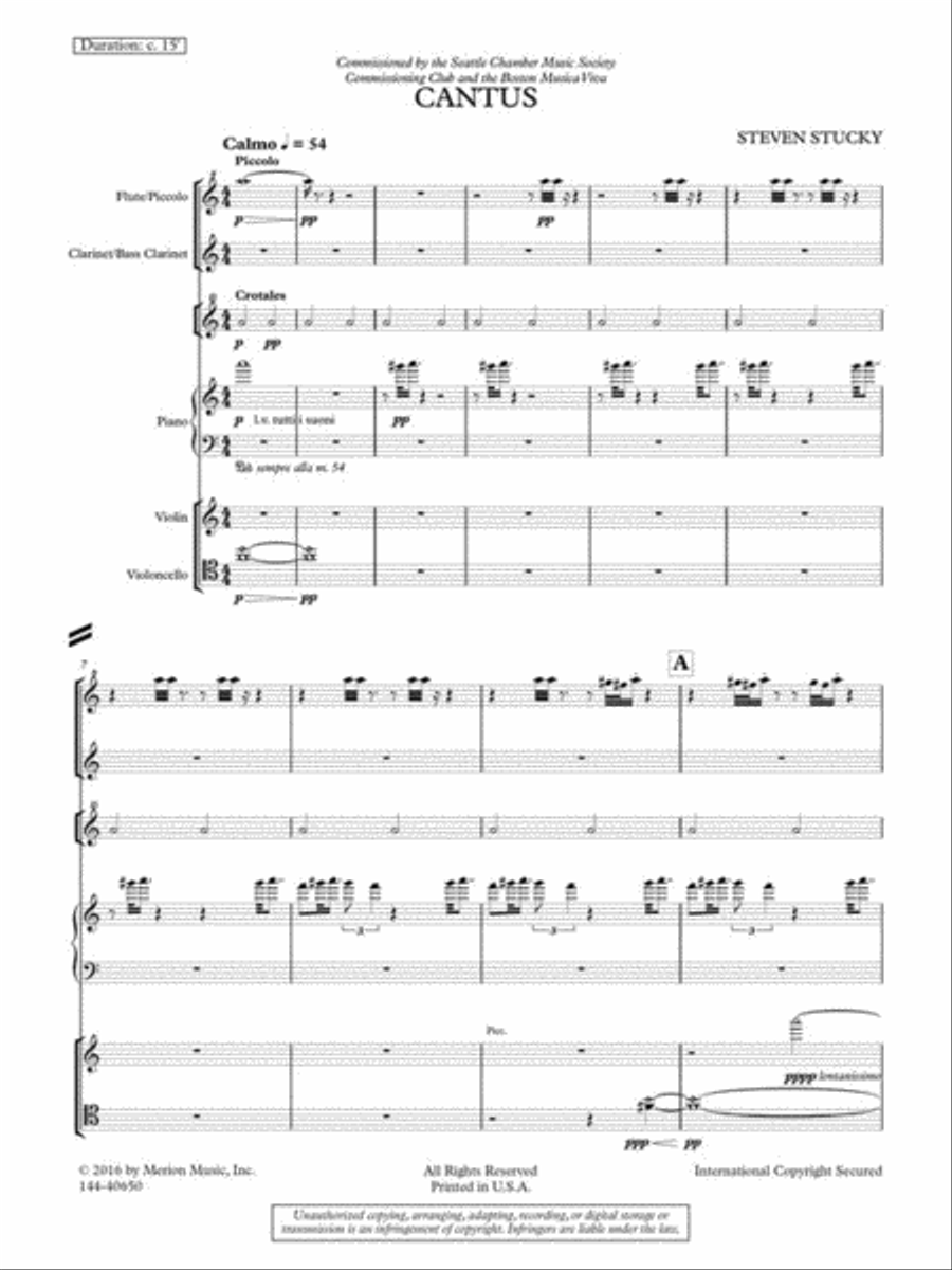 Cantus B-Flat Clarinet scores gallery preview page 2