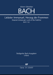 Dearest Immanuel, Lord of the Faithful (Liebster Immanuel, Herzog der Frommen)