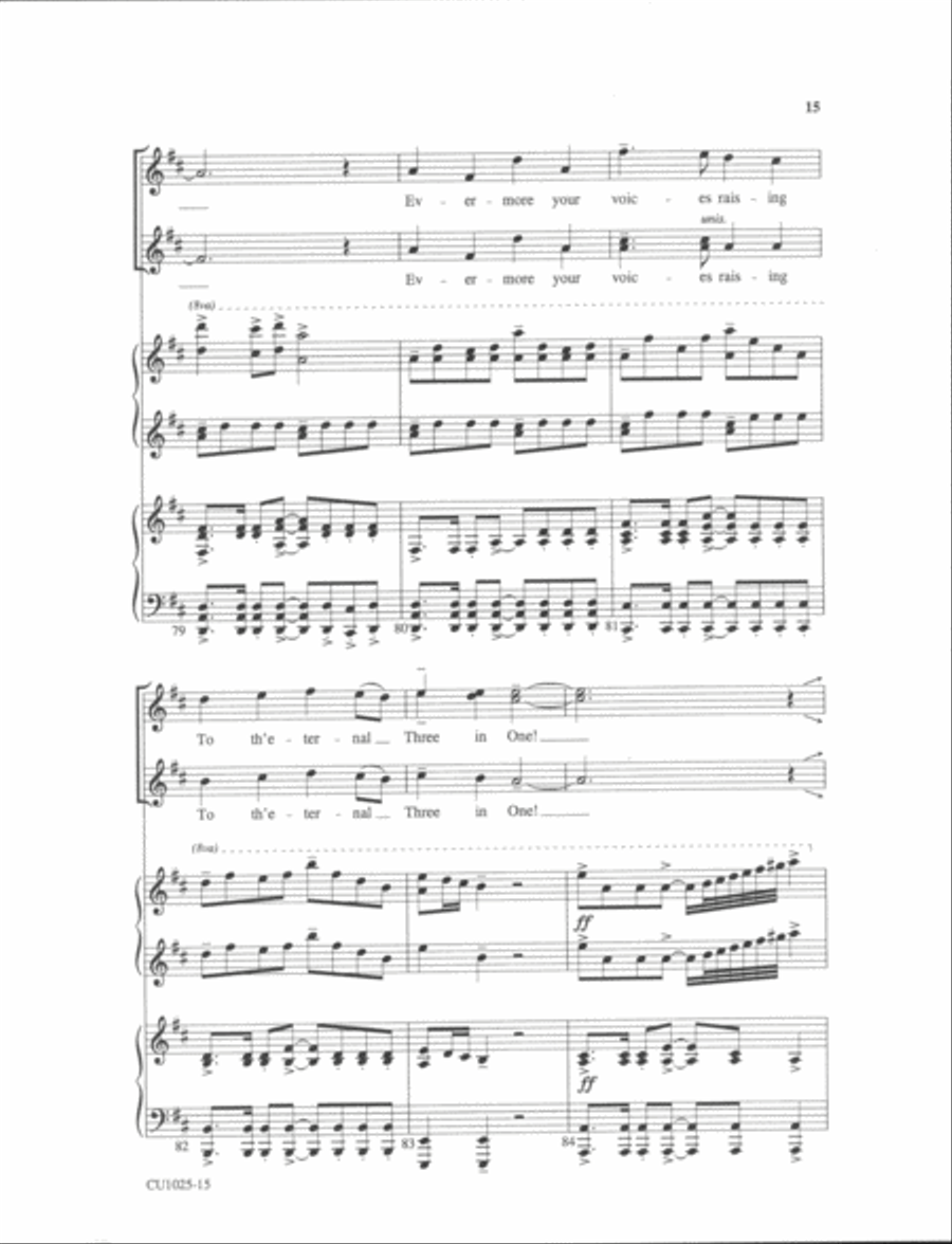 Angels From the Realms of Glory SSAA scores gallery preview page 28