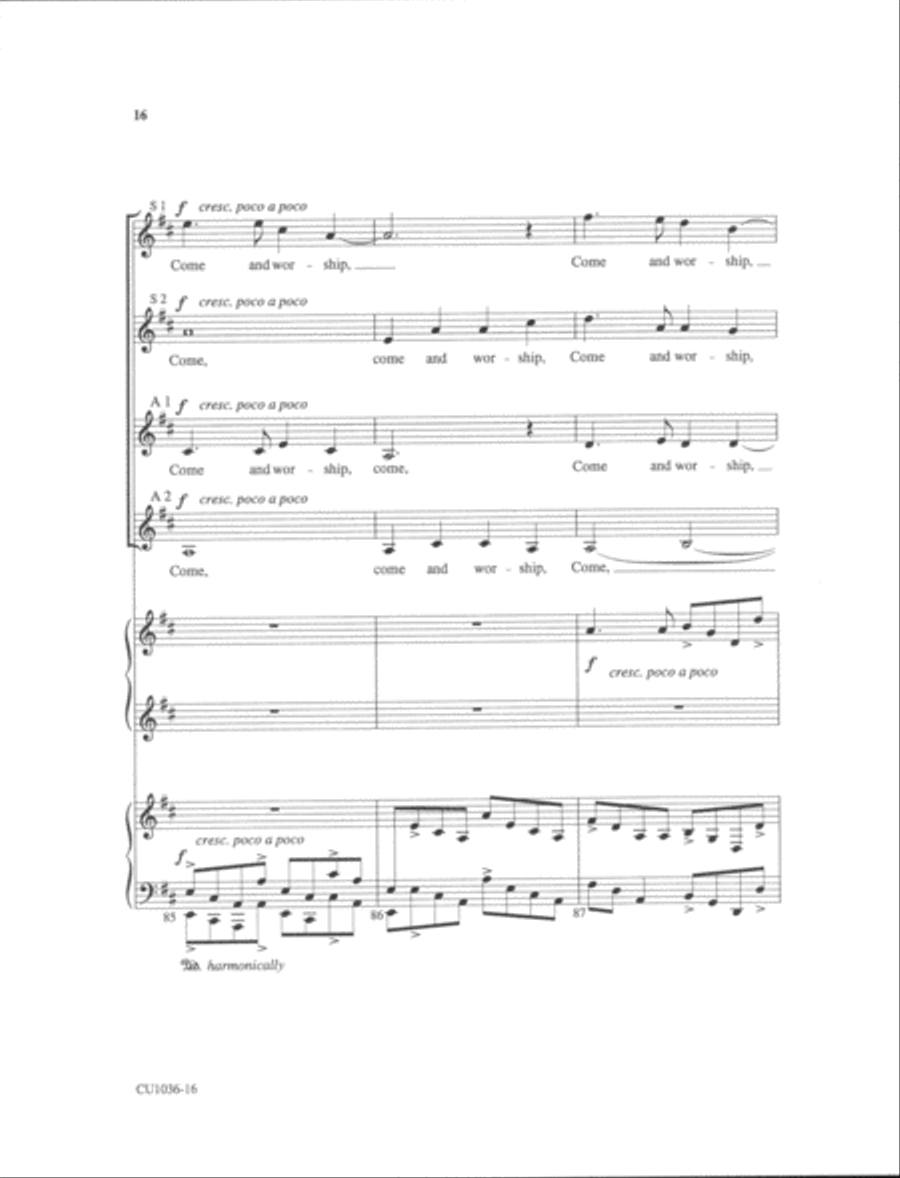 Angels From the Realms of Glory SSAA scores gallery preview page 29