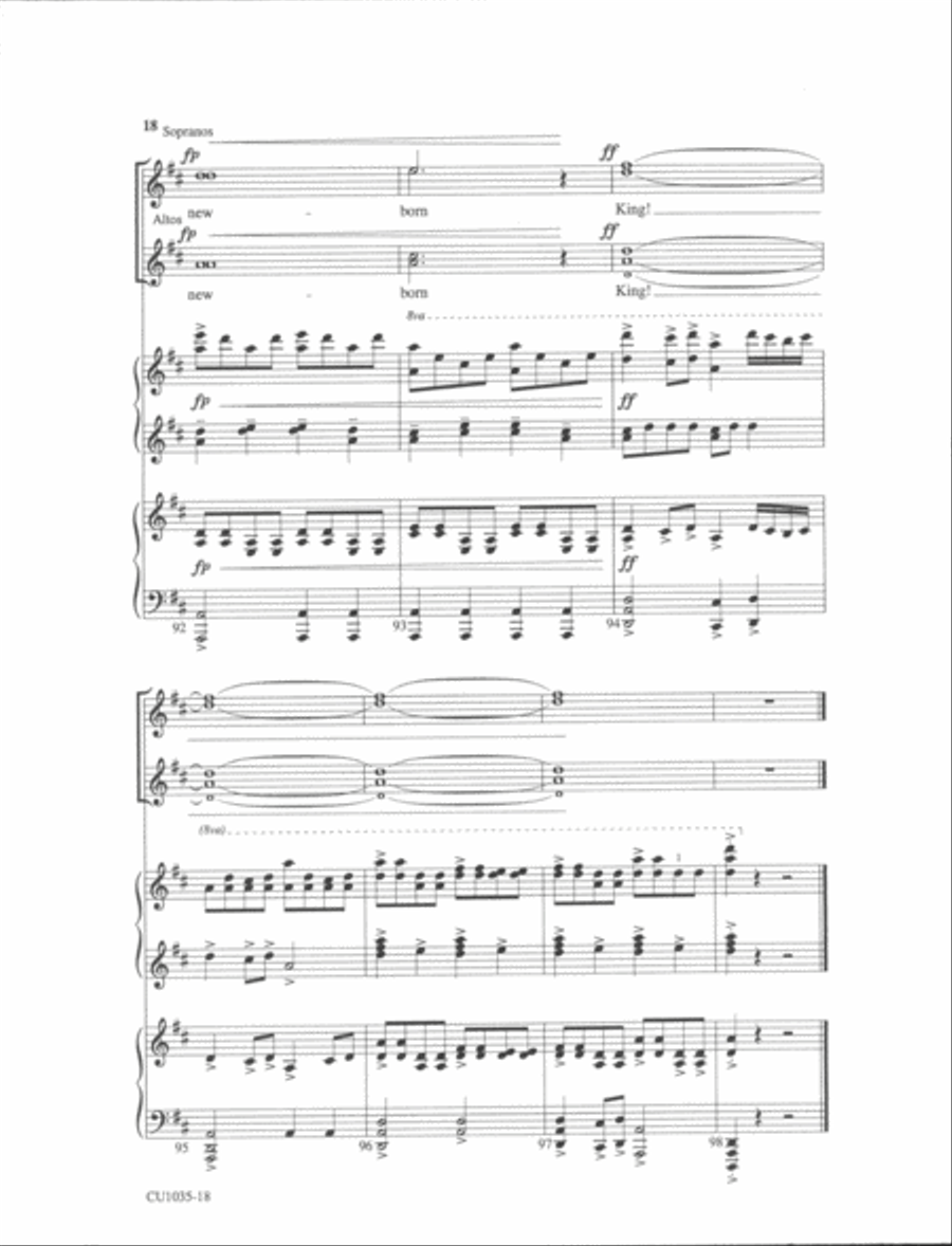 Angels From the Realms of Glory SSAA scores gallery preview page 31