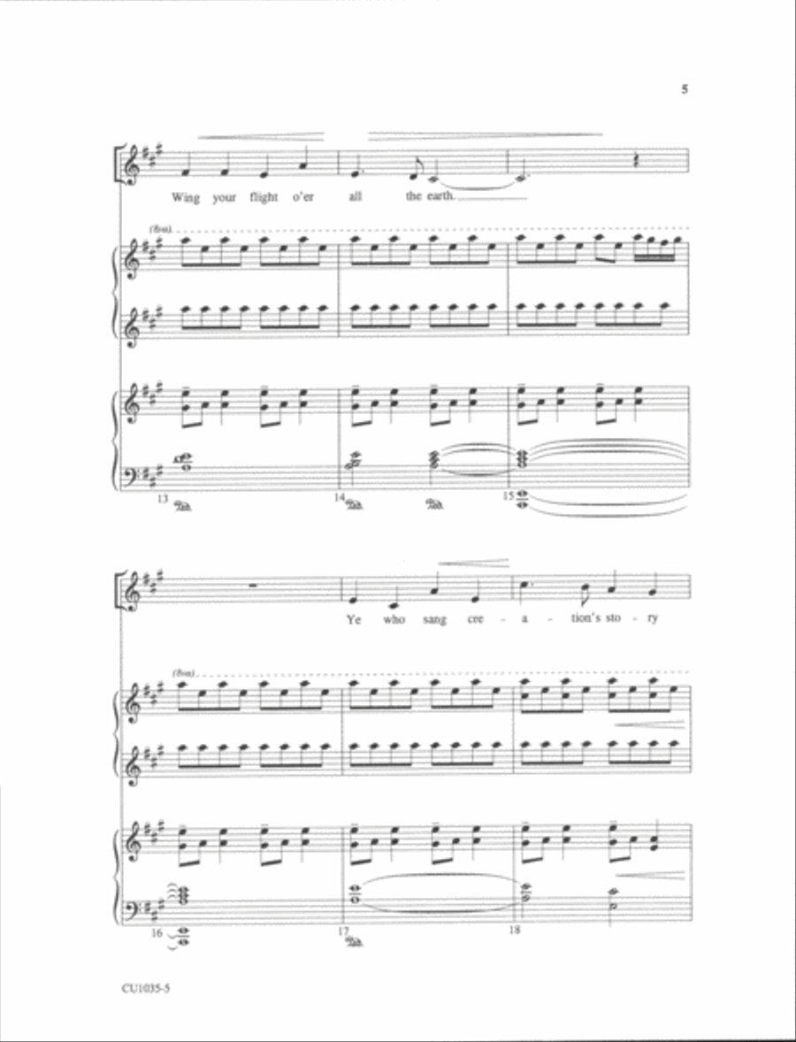 Angels From the Realms of Glory SSAA scores gallery preview page 19