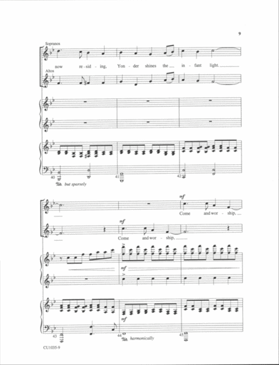 Angels From the Realms of Glory SSAA scores gallery preview page 22