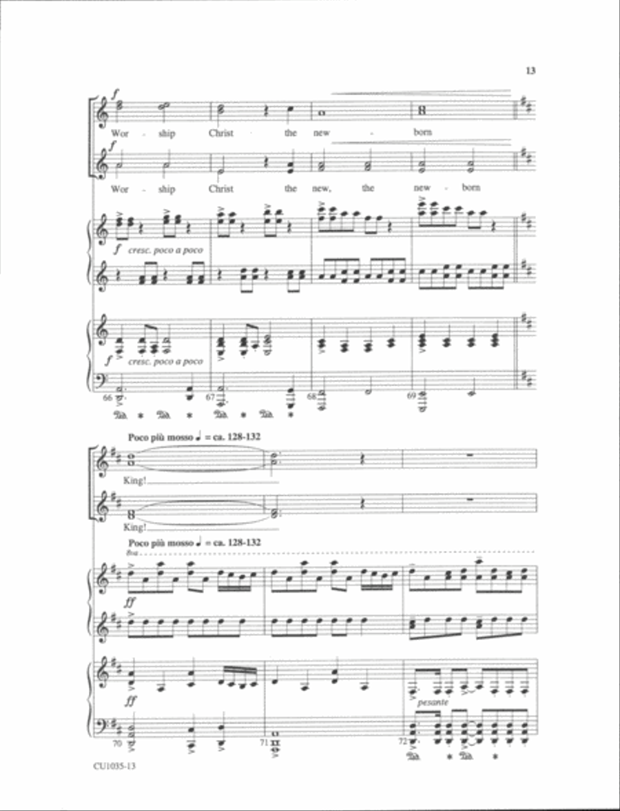 Angels From the Realms of Glory SSAA scores gallery preview page 26