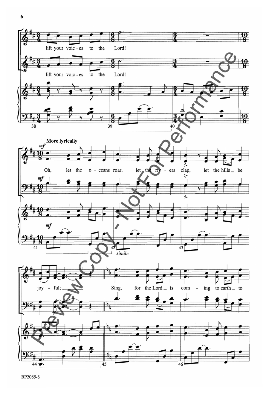 Clap Your Hands Together - SATB 4-Part scores gallery preview page 7