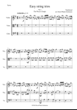 The Waxie's Dargle (The girl I left behind me) for string trio