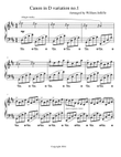 Variation on Canon in D no.1 (Johann Pachelbel)