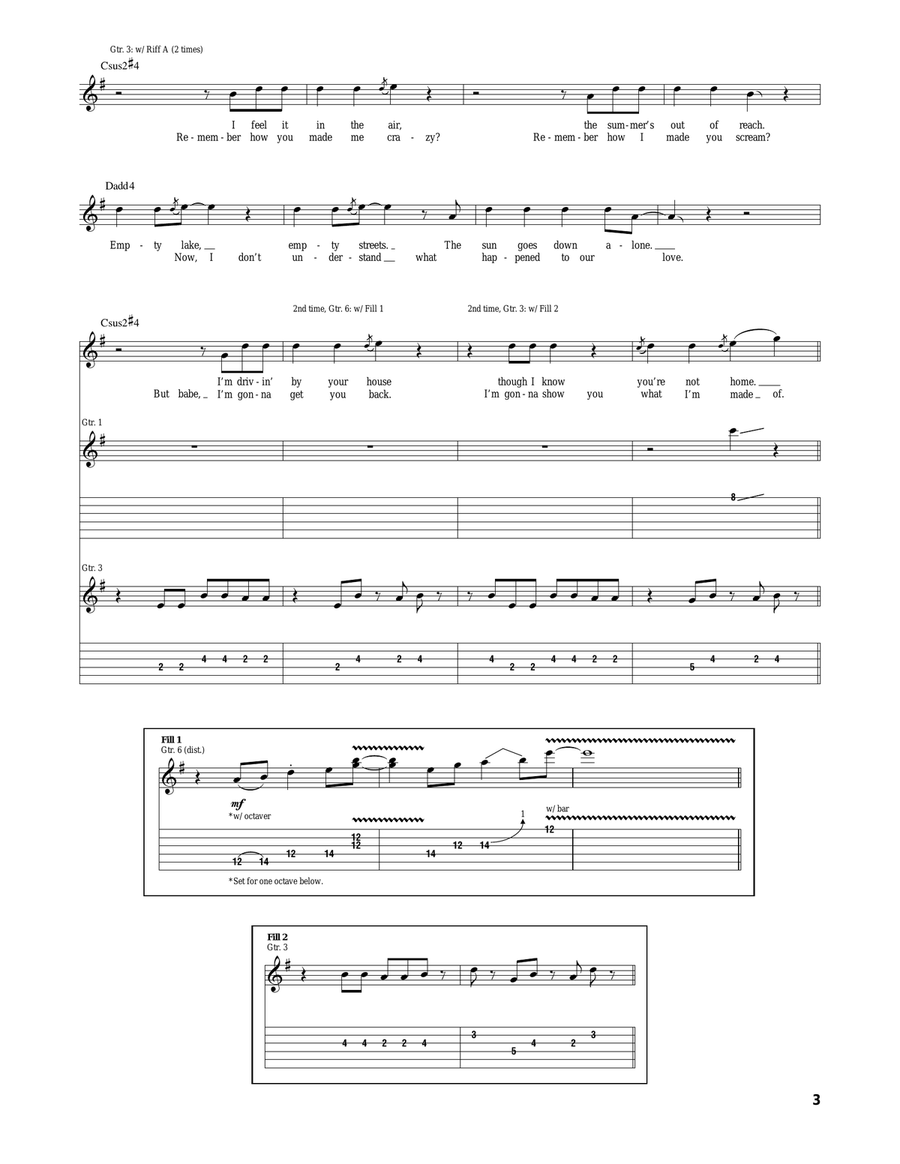 The Boys Of Summer The Boys Of Summer Acoustic Guitar scores gallery preview page 3