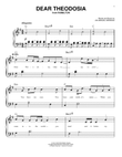 Dear Theodosia (from Hamilton)