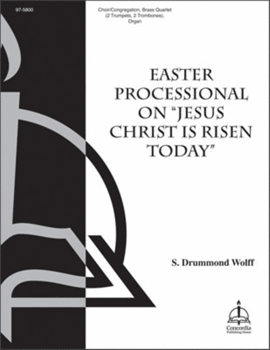 Easter Processional on Jesus Christ Is Risen Today Choir scores gallery preview page 1