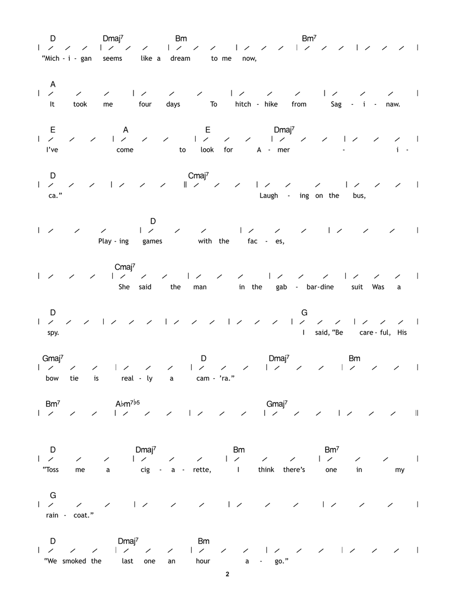 America America Ukulele scores gallery preview page 2